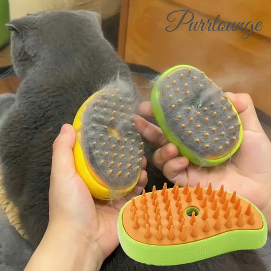 Pet Grooming Steam Brush