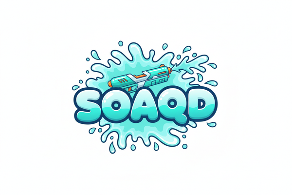 SOAQD Playful Teal Logo